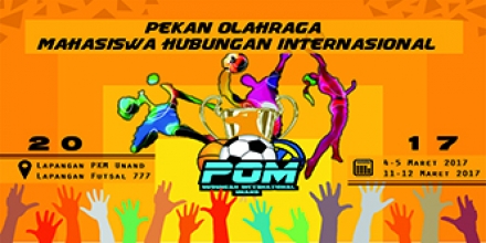 PEKAN OLAHRAGA MAHASISWA HUBUNGAN INTERNASIONAL  (POM HI) 2017