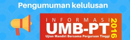 Pengumuman Penerimaan Mahasiswa Pascasarjana FISIP Gel. 3 2016