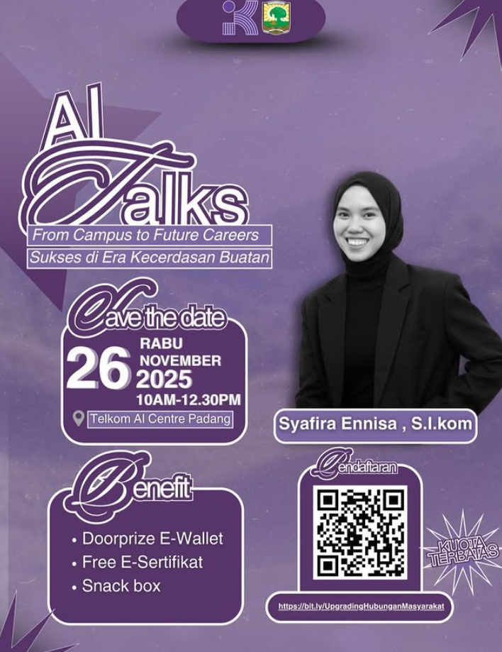 AI Talks: From Campus to Future Careers bersama Syafira Ennisa, S.I.Kom!