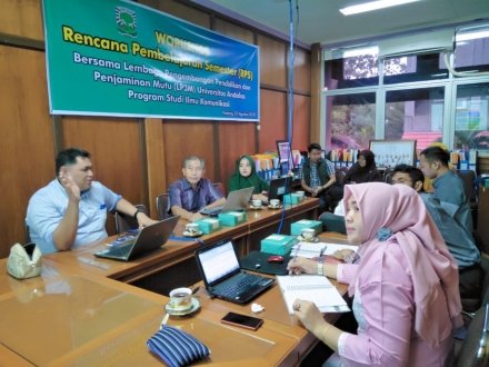 Jurusan Ilmu Komunikasi Evaluasi RPS bersama LP3M Universitas Andalas